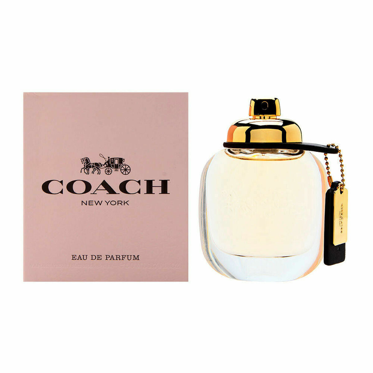 Parfum Femme Coach Coach Woman EDP, flacon et emballage, fragrance authentique pour féminité affirmée.
