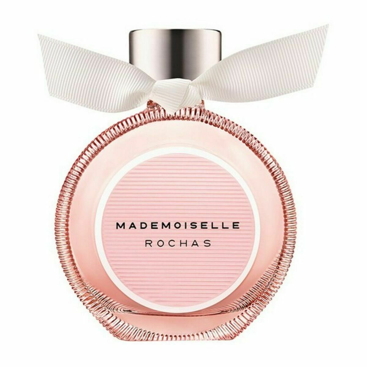 Parfum Femme Rochas Mademoiselle EDP 50 ml avec un flacon élégant et un ruban, parfait pour exalter votre féminité.