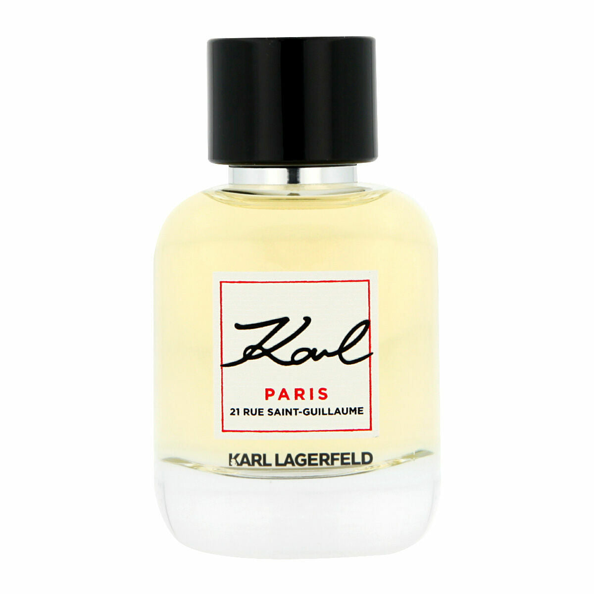 Eau de Parfum Karl Lagerfeld Paris 21 Rue Saint-Guillaume in elegant bottle, 60 ml for women.