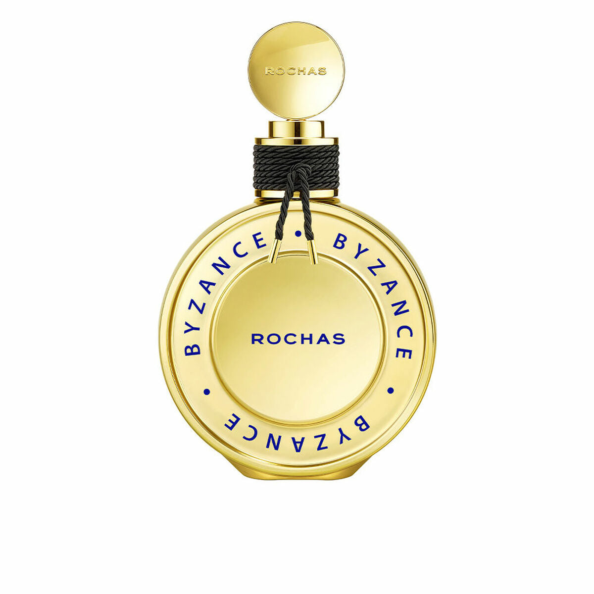 Rochas BYZANCE GOLD EDP 90 ml perfume bottle with elegant design and gold accents.