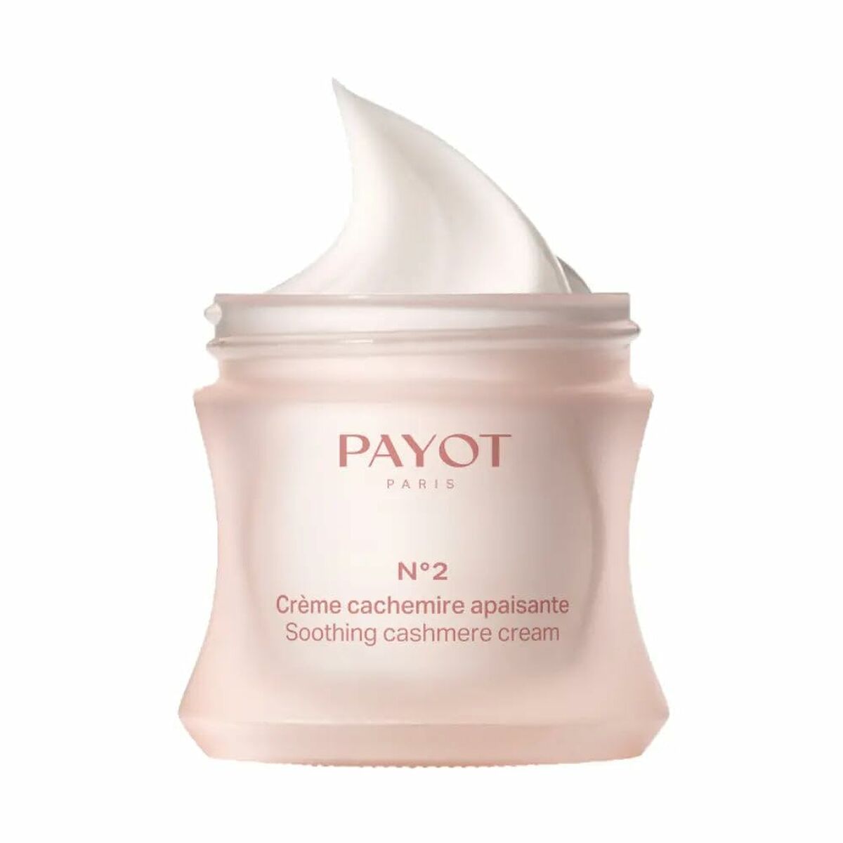 Crème de jour Payot Apaisante in a jar, featuring soothing cashmere cream for nurturing skin.
