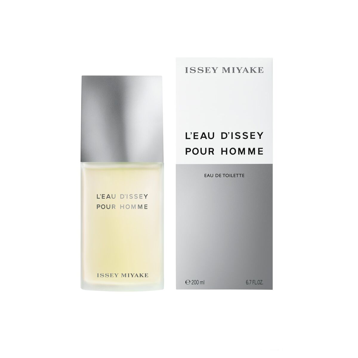 Parfum homme Issey Miyake L'Eau D'Issey EDT 200 ml, bouteille et emballage, parfum authentique