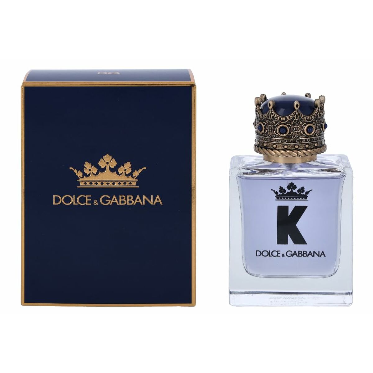 Parfum homme K By D&G 50 ml avec boîte, élégant flacon en verre et design royal, 100% authentique.