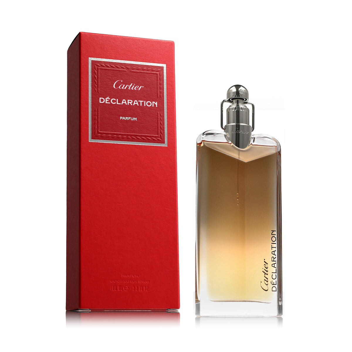 Cartier Déclaration Parfum for women in 100ml bottle with red packaging, exuding elegance and femininity.