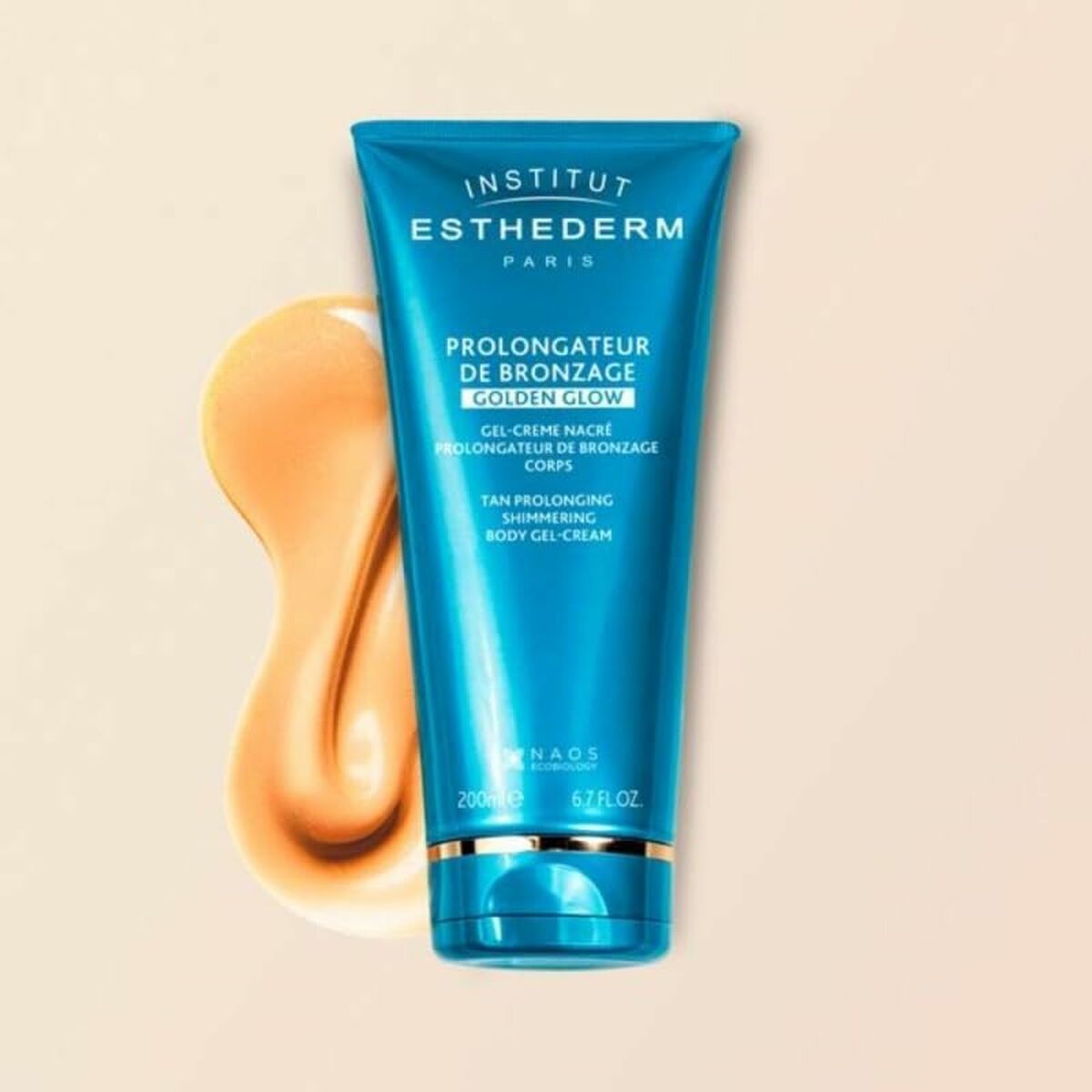 Institut Esthederm After Sun Prolongateur de Bronzage Golden Glow gel-cream with shimmering texture