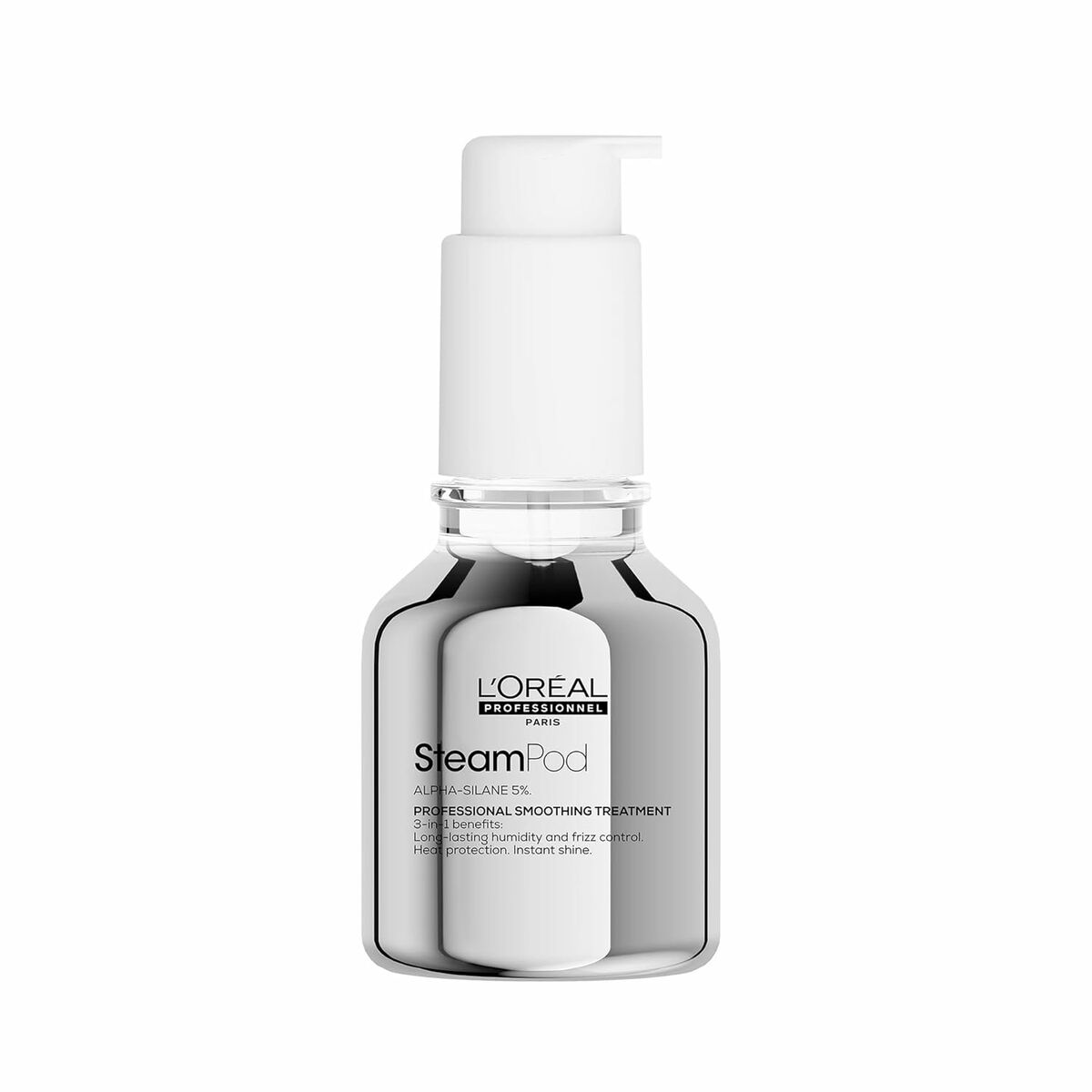 Traitement Protecteur Capillaire L'Oreal Professionnel Paris Steampod Thermoprotecteur 50 ml, soin cheveux, brillance instantanée.