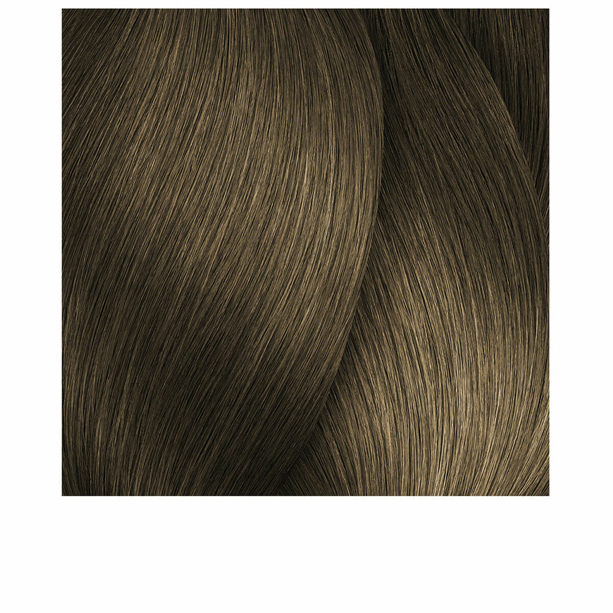 Texture of hair showing a rich, dark blonde color, ideal for promoting L'Oreal Professionnel Paris MAJIREL product.