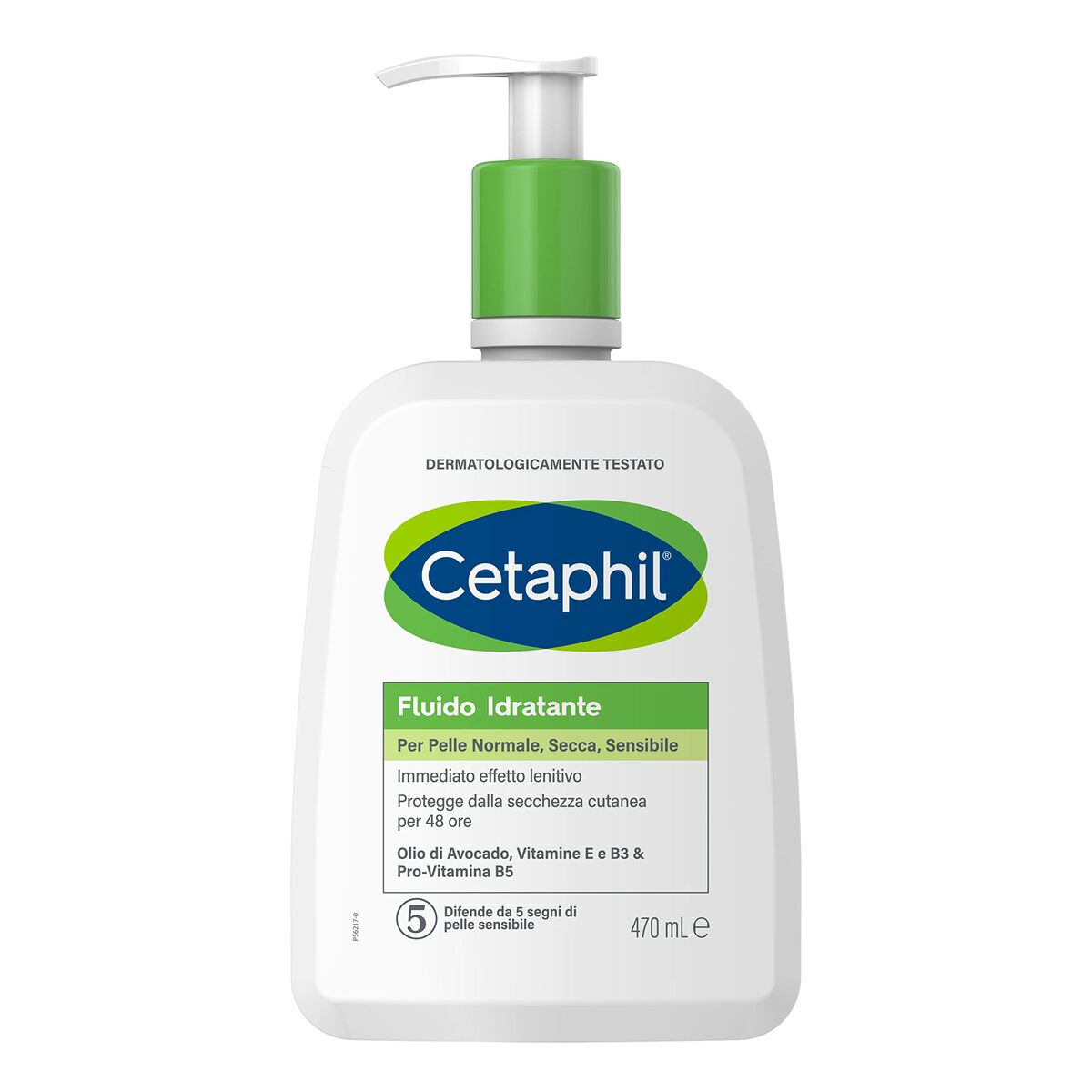 Lotion corporelle hydrate Cetaphil, 470ml, fluide pour peau normale, sèche et sensible, avec vitamine E et B3.