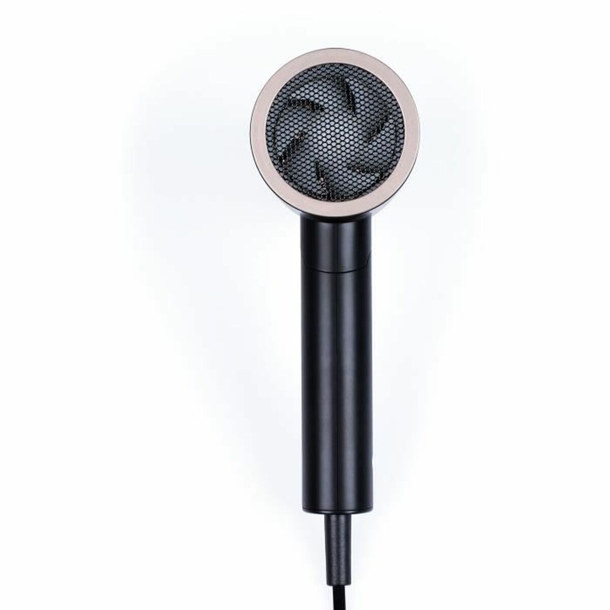 Sèche-cheveux Livoo DOS173 Noir/Rose 1600 W avec design élégant et grille circulaire.