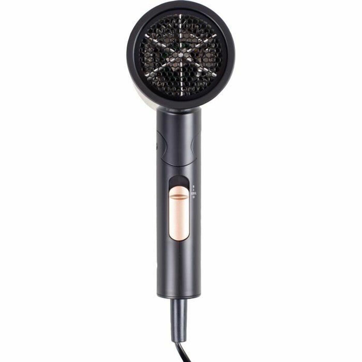 Sèche-cheveux Livoo DOS173 Noir/Rose 1600 W avec design pliable et 3 niveaux de température.