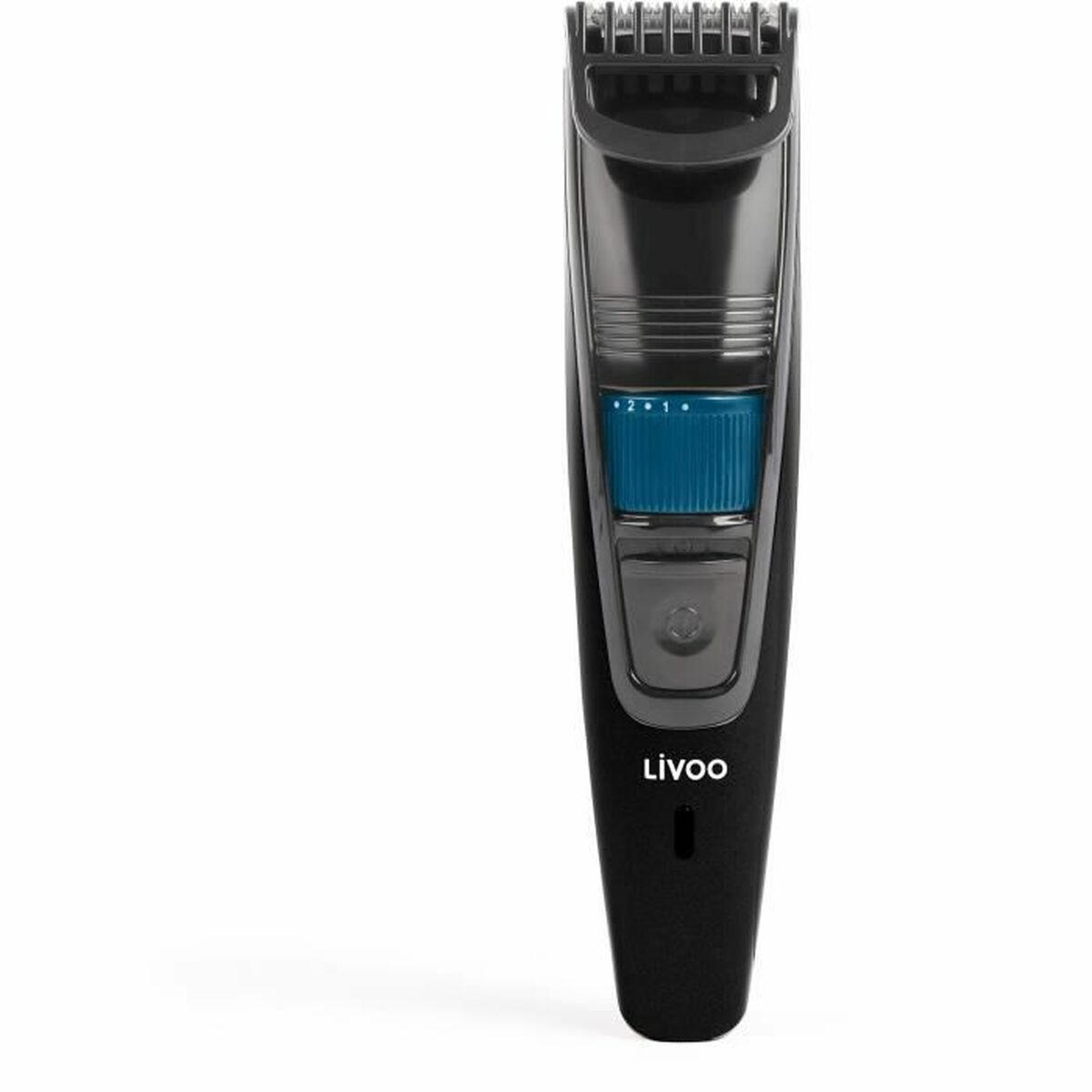 Tondeuse Livoo DOS186, tondeuse réglable, rechargeable, sans fil, couleur bleu noir, unisexe, alimentation par batterie.