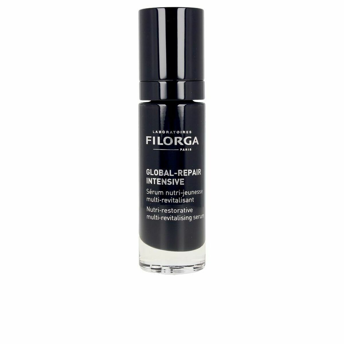 Sérum visage Filorga Global Repair 30 ml, traitement anti-âge pour tous types de peau, améliore texture et vitalité cutanée.