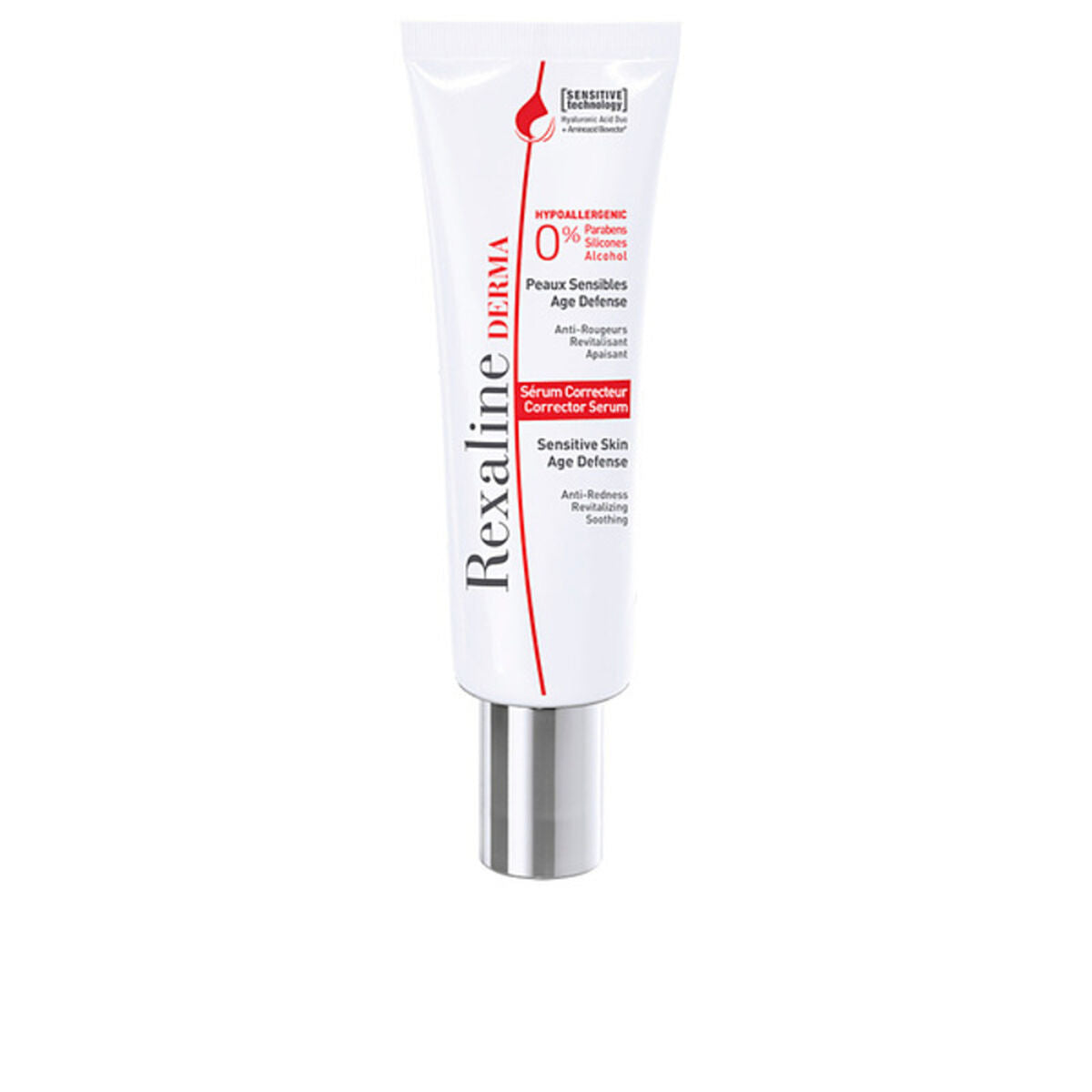 Sérum visage Rexaline Derma Repair pour peau sensible, anti-âge, riche en ingrédients de qualité.