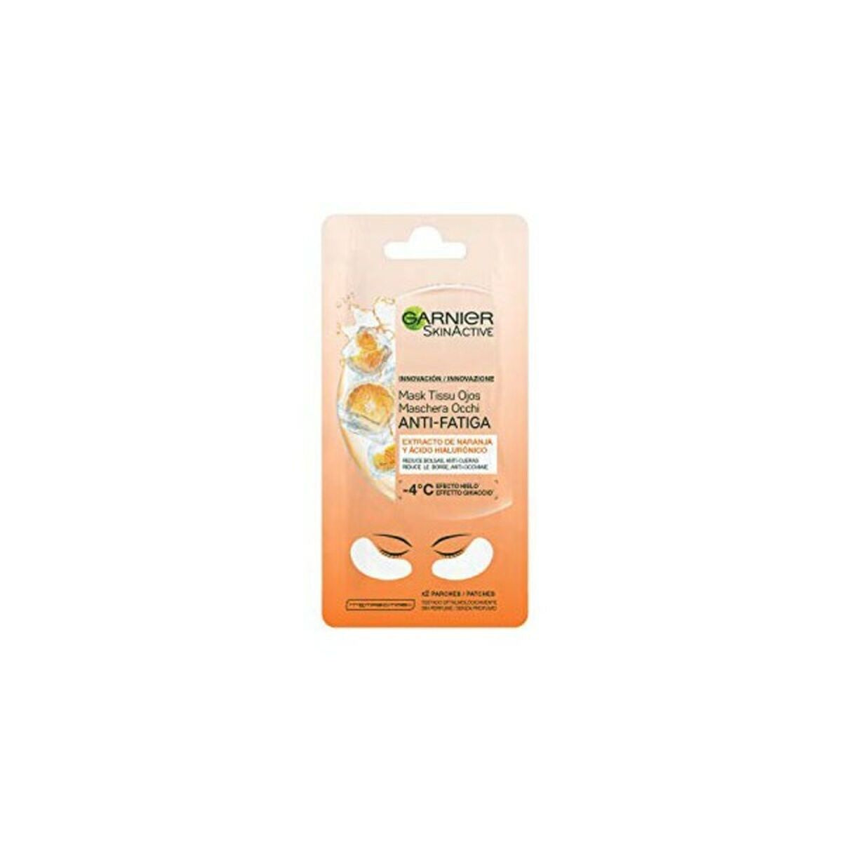 Masque contour des yeux Skin Active Garnier Skinactive, patchs anti-fatigue pour un regard frais et revitalisé.