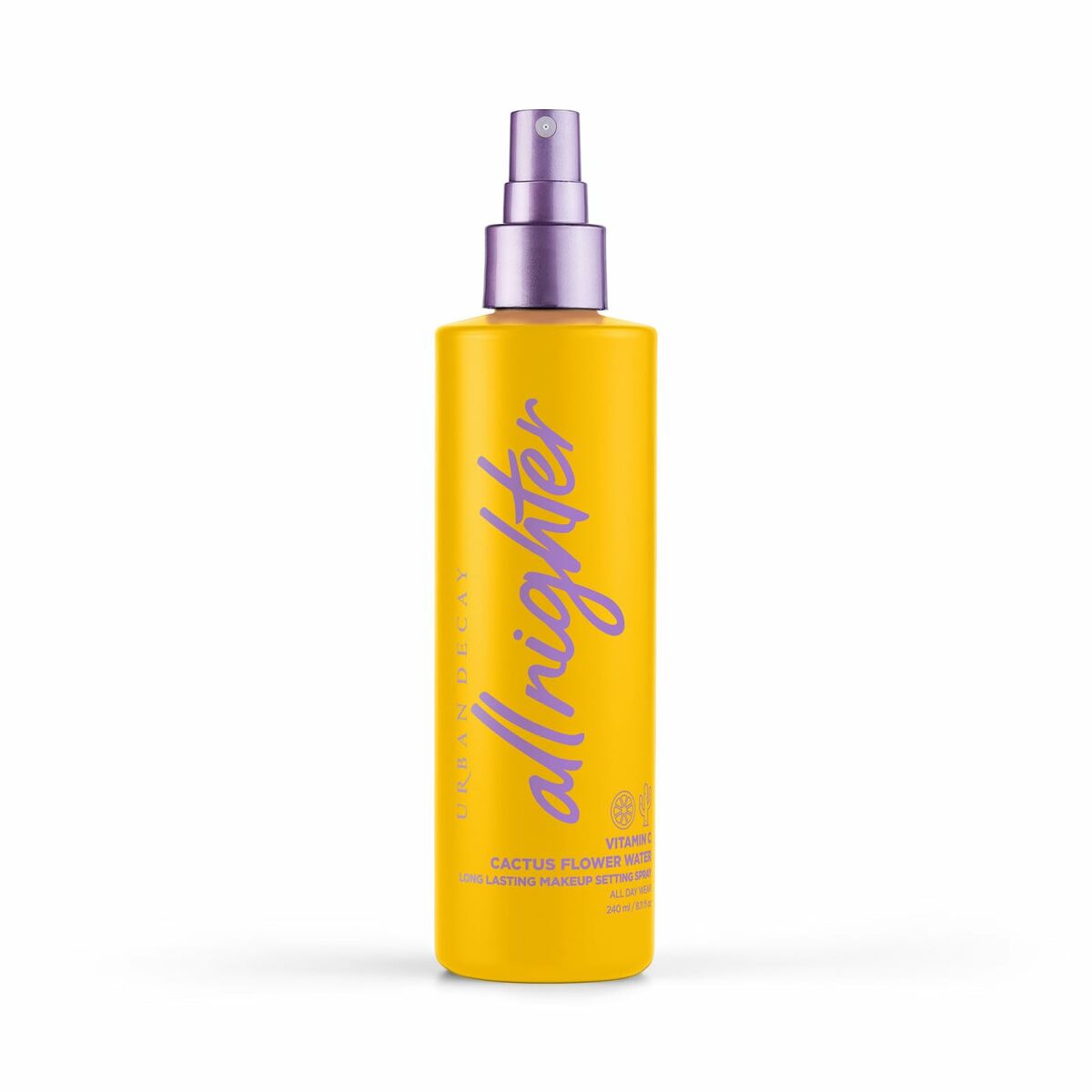 Set de Maquillage Urban Decay ALL NIGHTER, spray fixateur, hydratation longue durée, 250ml.