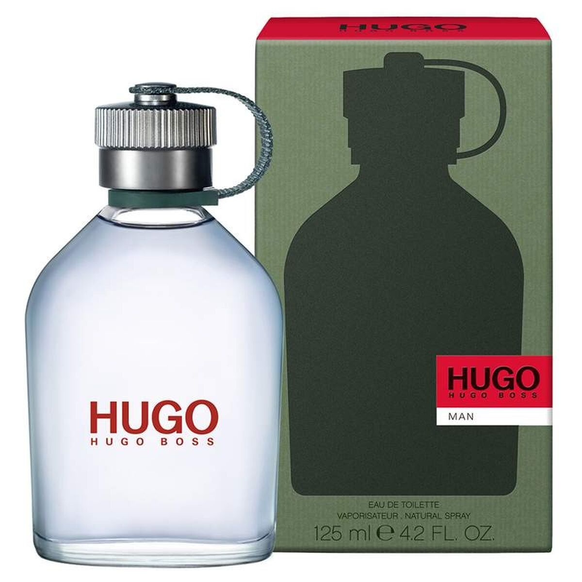 Parfum Homme Hugo Boss Hugo EDT 125 ml en flacon élégant avec boîte, Eau de Toilette 100% authentique pour homme.