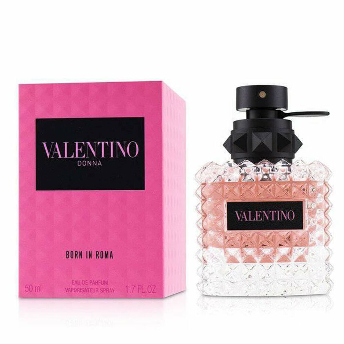 Parfum Femme Valentino Born In Roma Donna EDP 30 ml, flacon avec boîte rose, 100% authentique pour exalter la féminité.