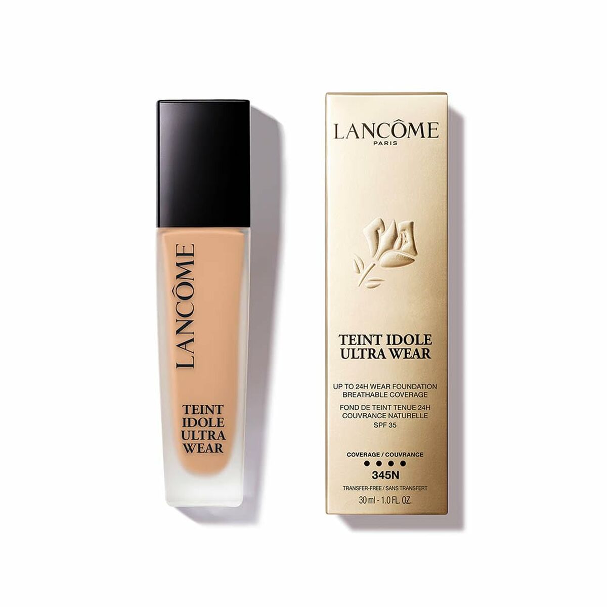 Base de maquillage Lancôme Teint Idole Ultra Wear N Nº 345n 30 ml avec protection SPF 35