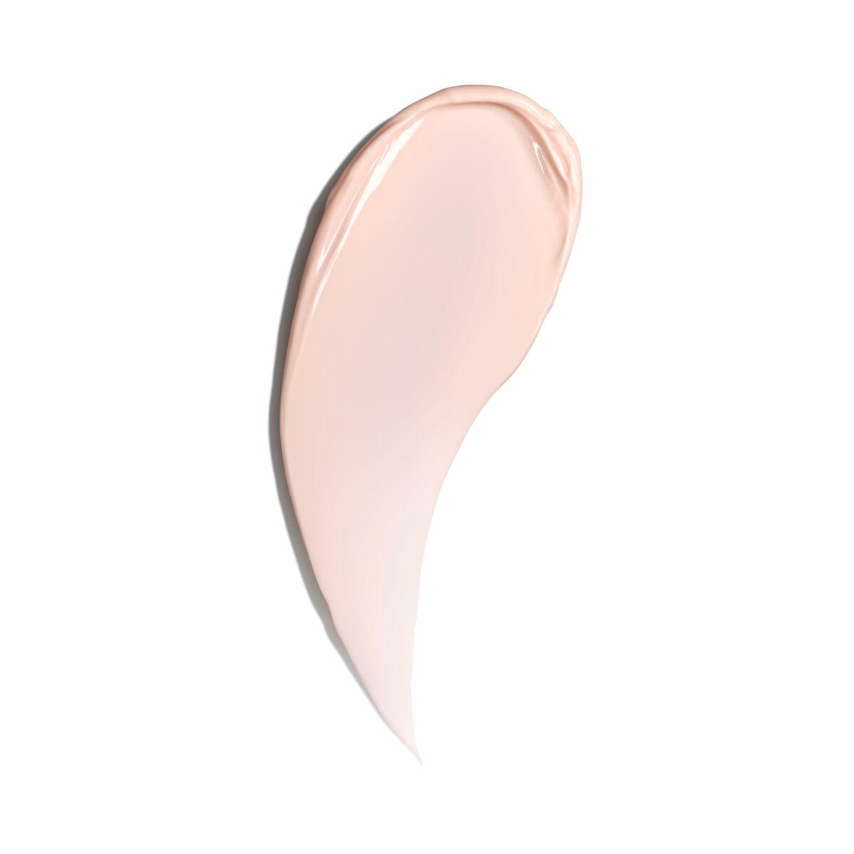 Swatch of light pink skincare cream, ideal for enhancing skin beauty and hydration.