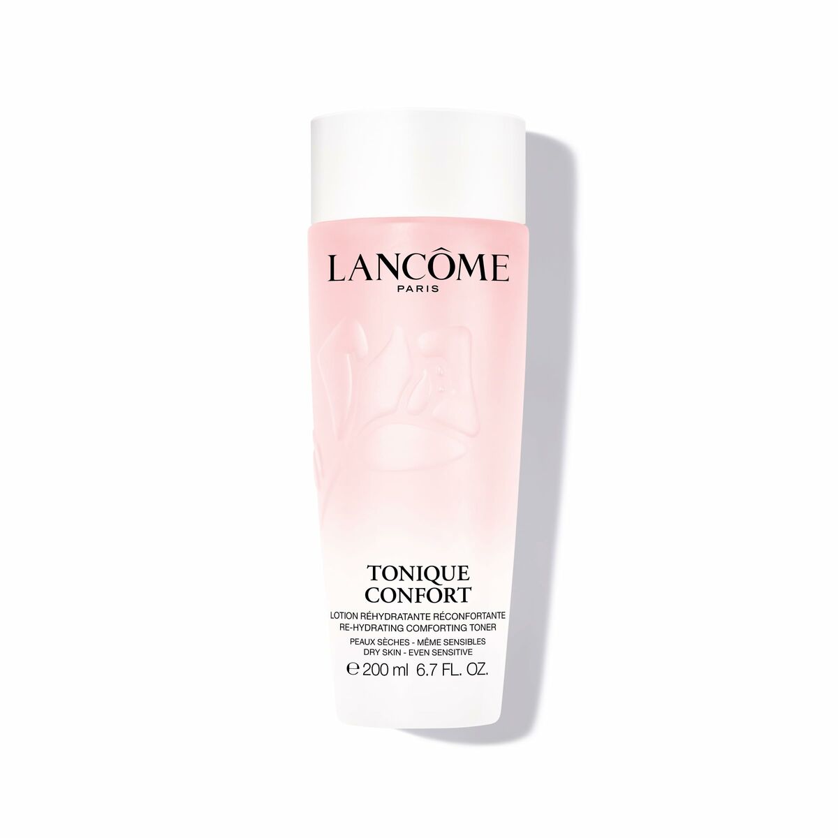 Tonique Confort Lancôme 200 ml, lotion hydratante pour peau sèche et delicate, un soin essentiel pour embelli votre teint.