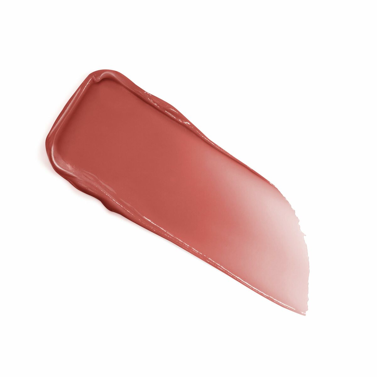 Swatch of Lancôme LASH IDÔLE Nº 33 lipstick in a natural pink shade on white background.