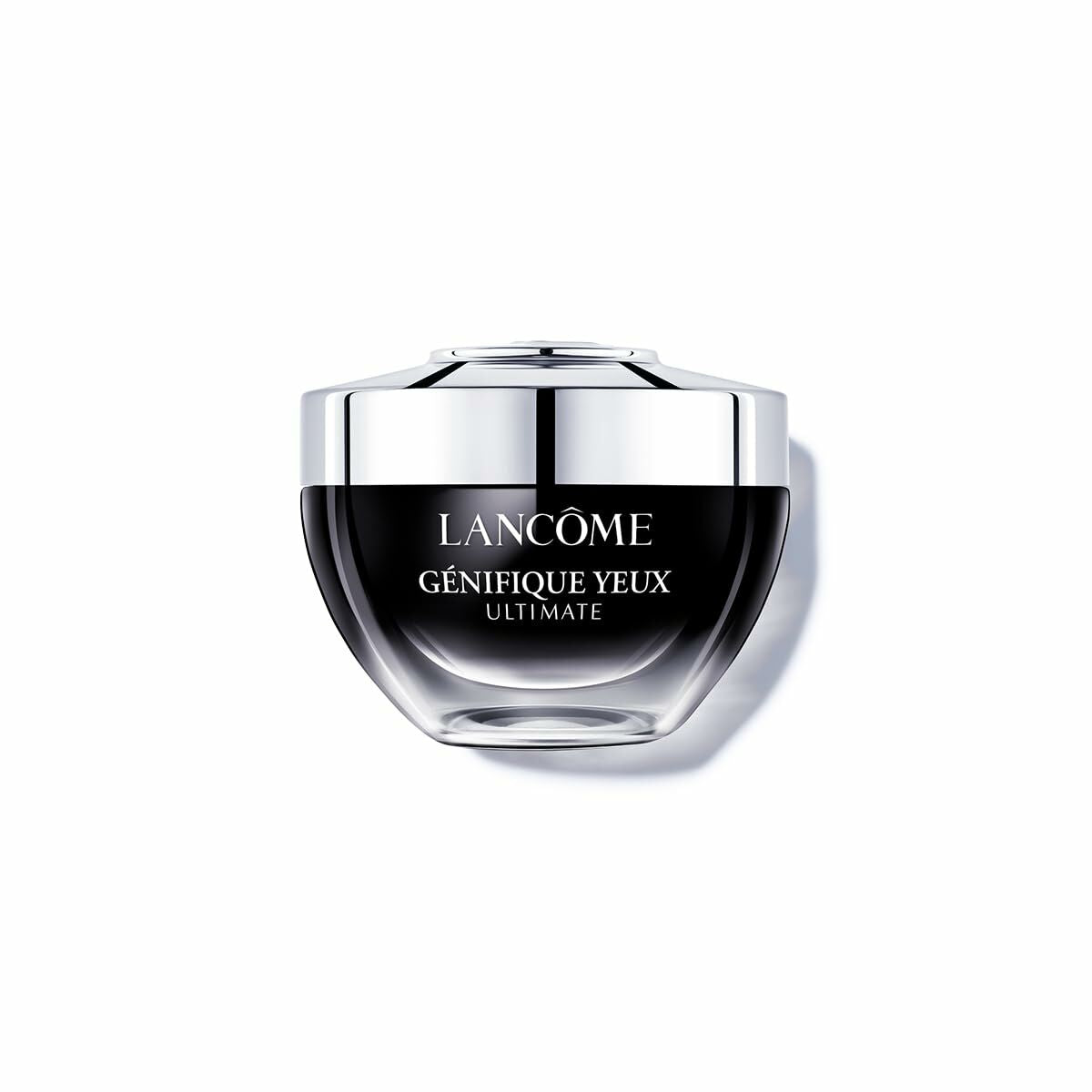 Lancôme GÉNIFIQUE yeux cream 20 ml in black jar with silver lid for eye contour care.