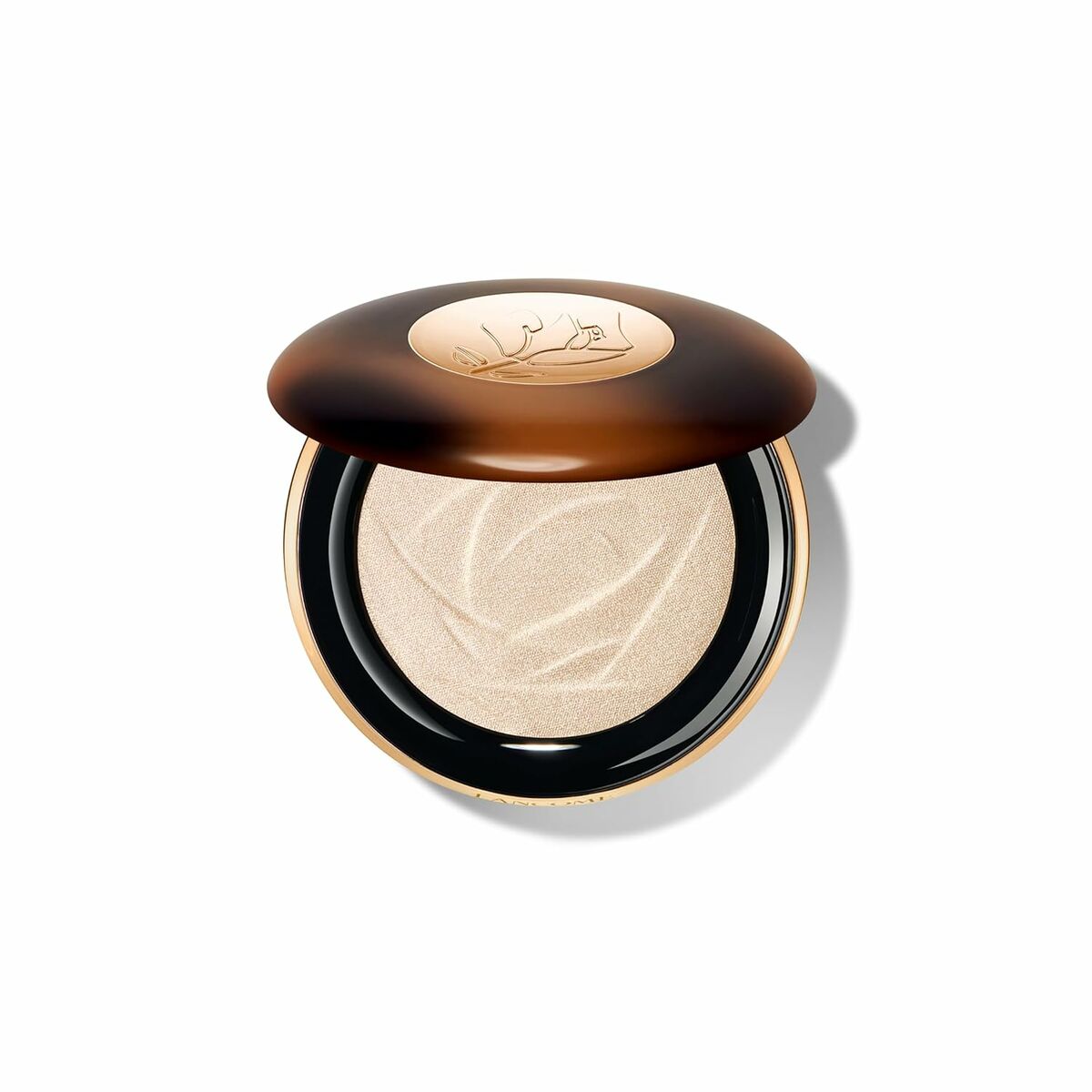Set de Maquillage Lancôme TEINT IDOLE ULTRA WEAR compact powder with a rose design.