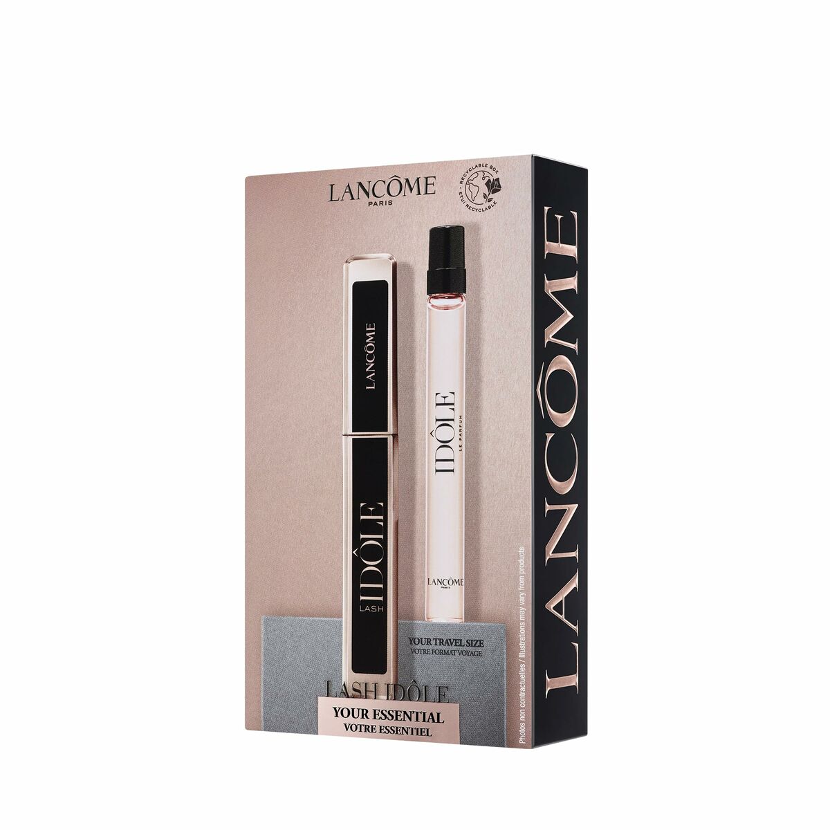 Set de Maquillage Lancôme IDÔLE avec mascara et parfum, essentiel pour un look tendance.