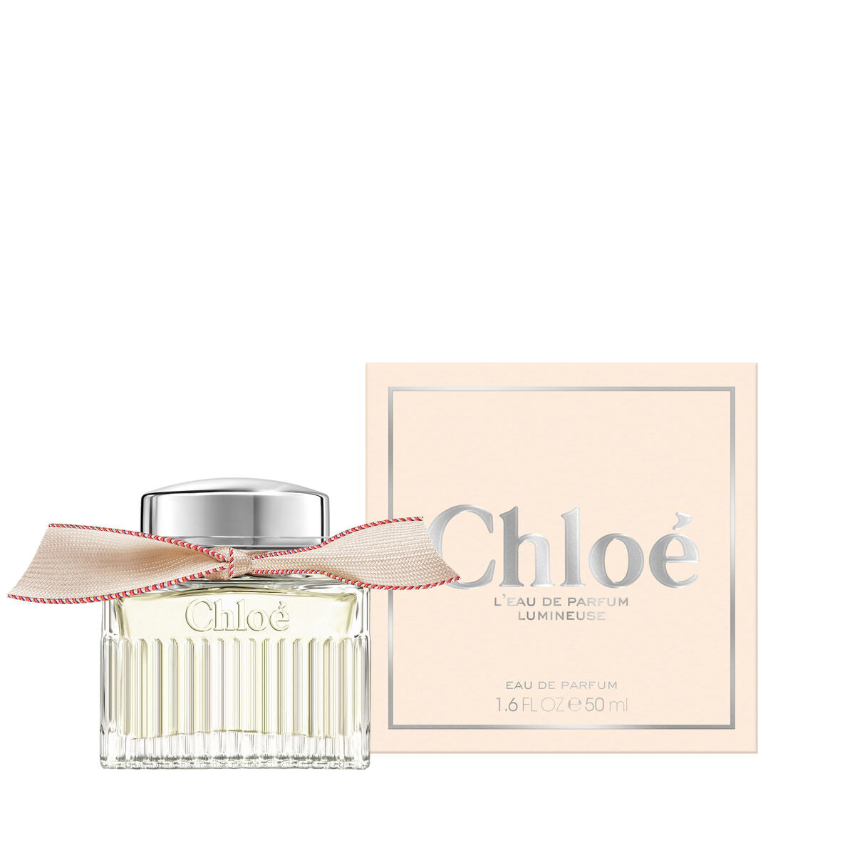 Chloe L'Eau Parfum Lumineuse EDP 50ml bottle and box, showcasing its elegant design and fragrance for women.
