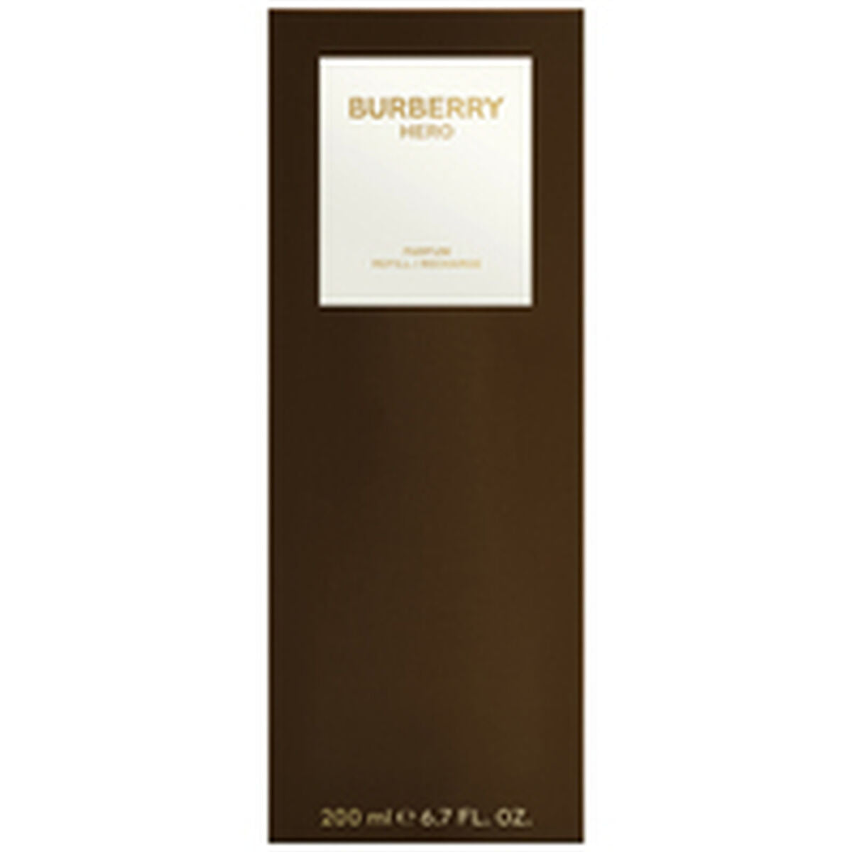 Burberry HERO 200 ml men's fragrance packaging showing elegant design and authentic branding.