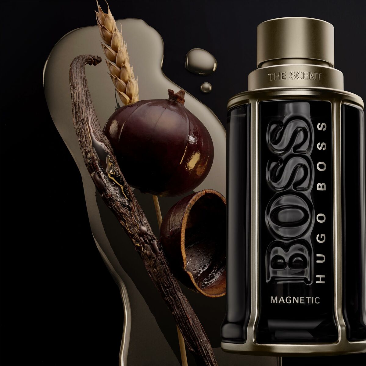 Parfum unisexe Hugo Boss The Scent 100 ml, flacon magnetique avec ingrédients naturels.