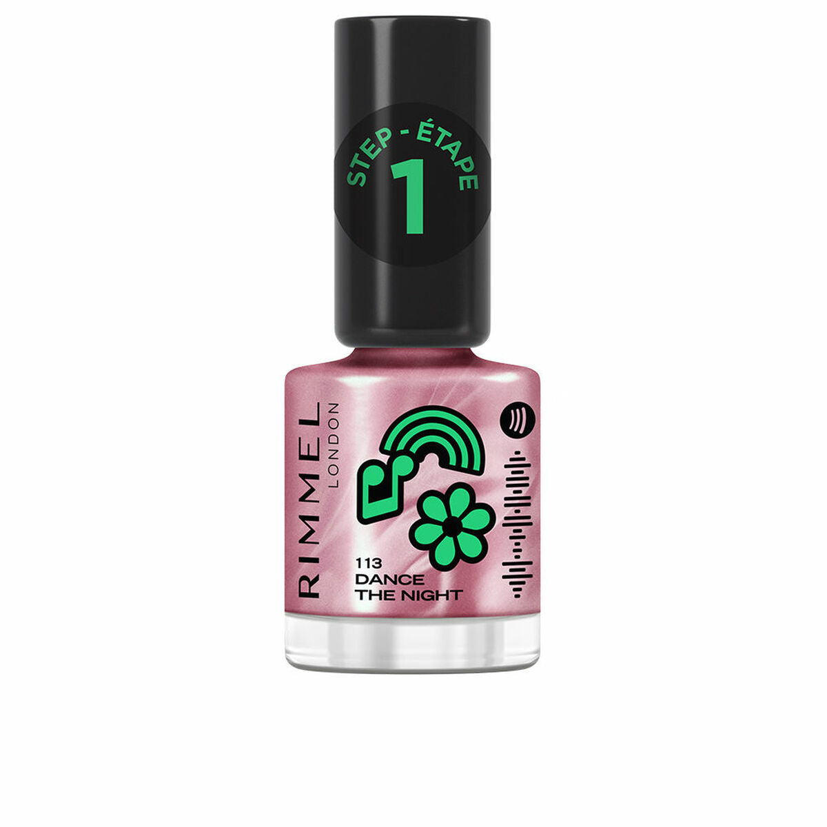 Rimmel London RL SUPER GEL nail polish 12 ml in shade 113 Dance The Night, perfect for trendy nail art.