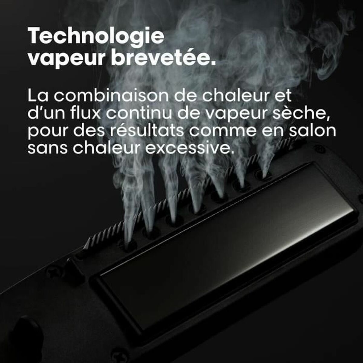 Technologie de lisseur L'Oreal Professionnel Paris Steampod 3 avec vapeur pour des résultats de coiffure professionnels.