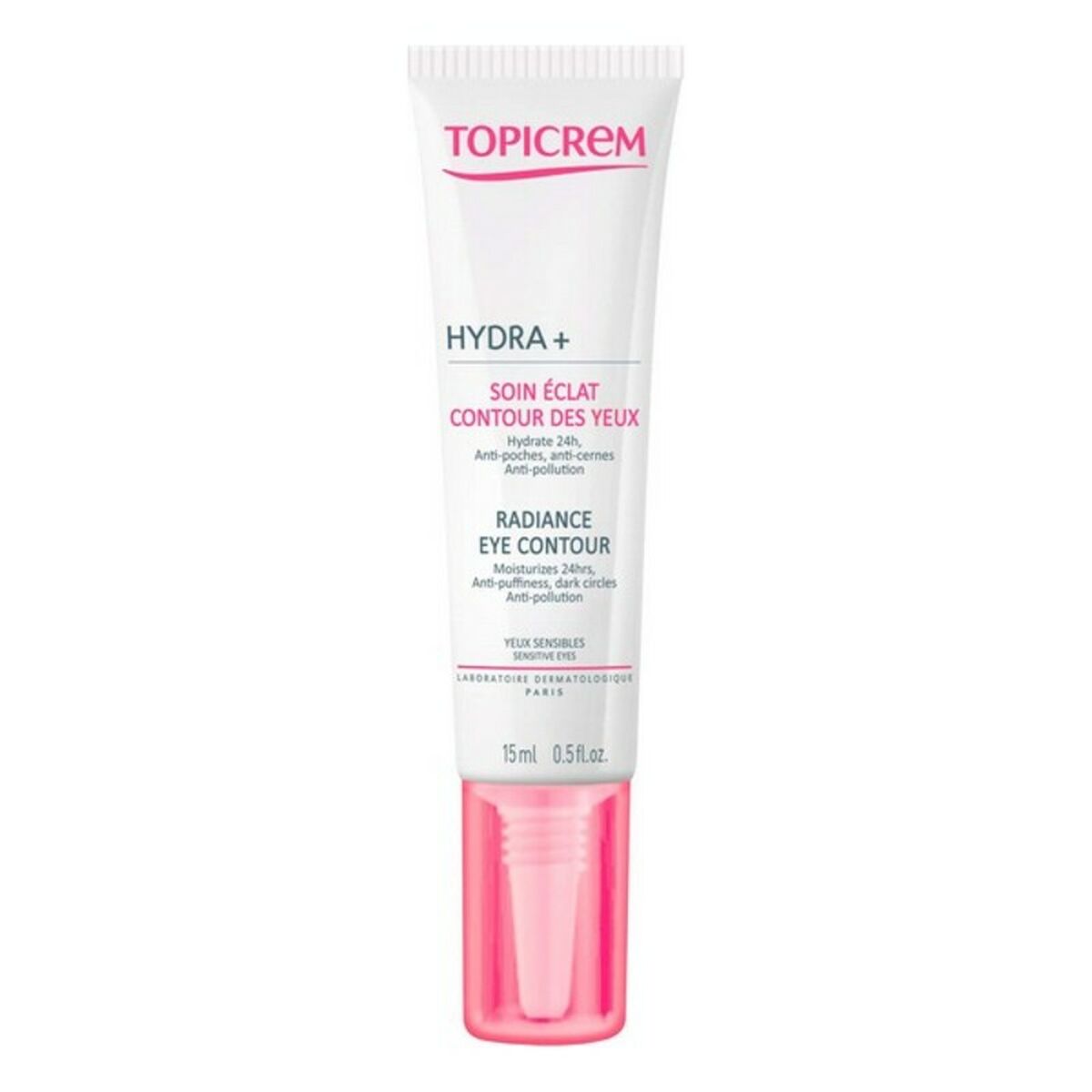 Crème contour des yeux Topicrem Radiance Hydra+ 15 ml pour hydrater et illuminer le contour des yeux.