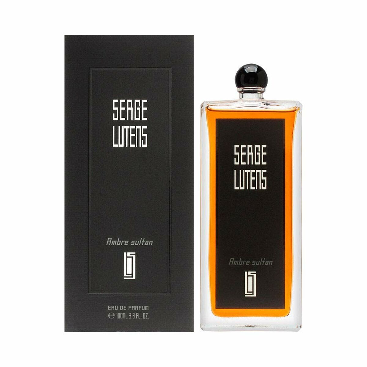 Parfum Unisexe Serge Lutens Ambre Sultan EDP 100 ml avec flacon et boîte élégante.