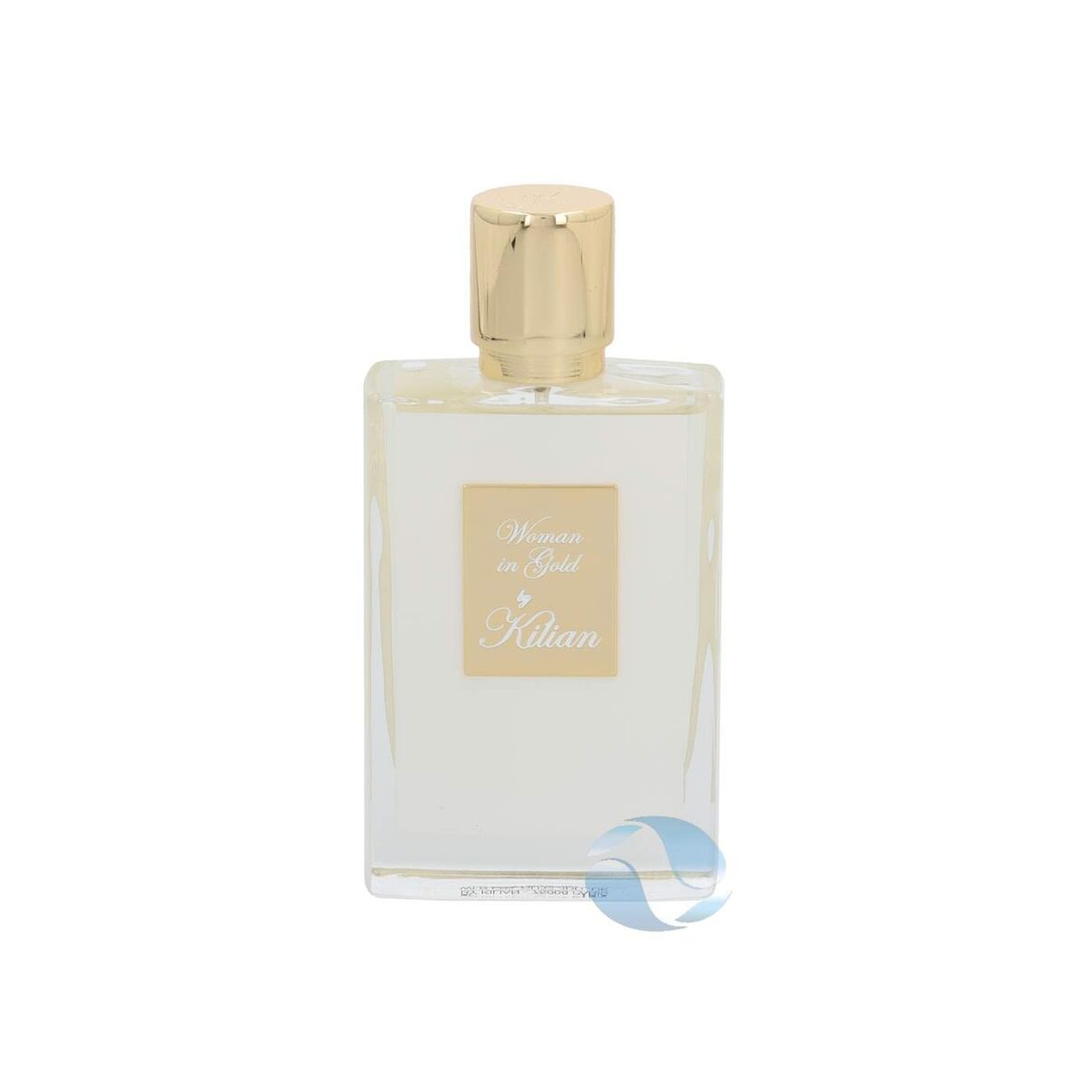 Parfum Femme Kilian Woman in Gold EDP 50 ml, flacon élégant avec bouchon doré, odeur raffinée et féminine.