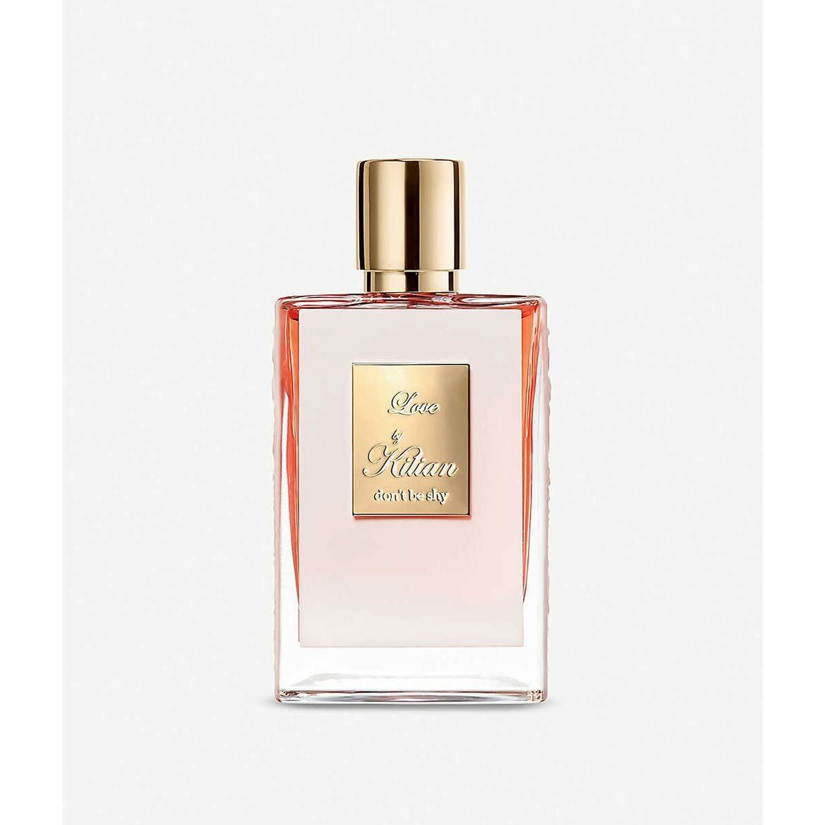 Parfum Femme Kilian Love Don't Be Shy EDP 50 ml, flacon élégant avec étiquette dorée.