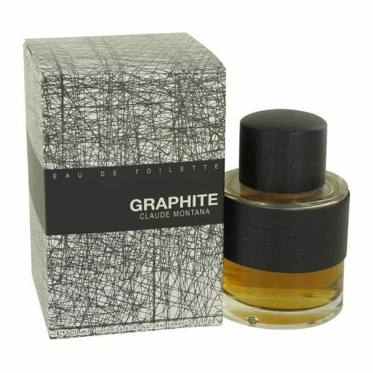 Parfum Homme Montana Graphite EDT in a stylish box, showcasing its elegant design and fragrance, perfect for unisex use.