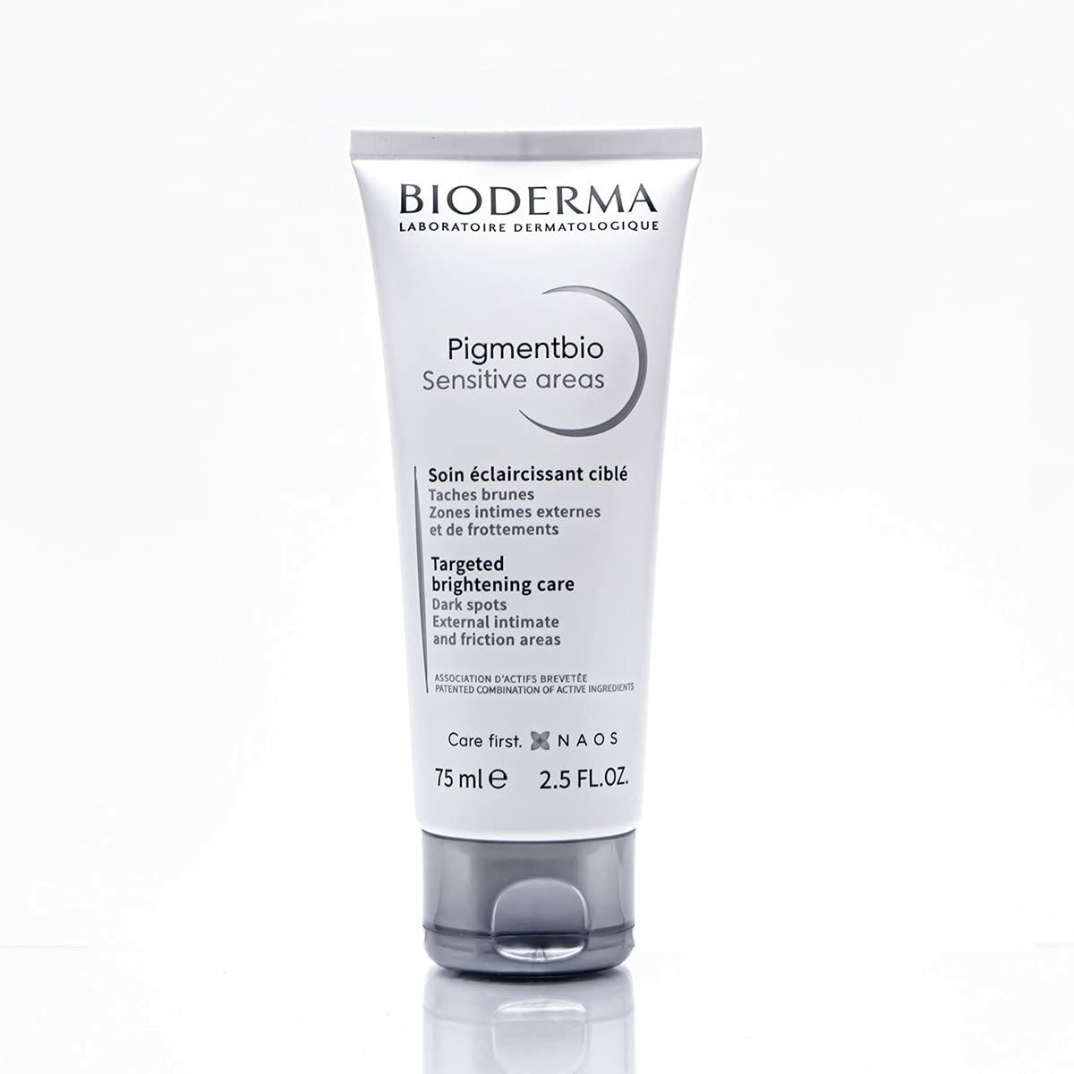 Crème de jour Bioderma 75 ml, soin éclaircissant ciblé pour taches brunes et zones sensibles, cosmétique de qualité.