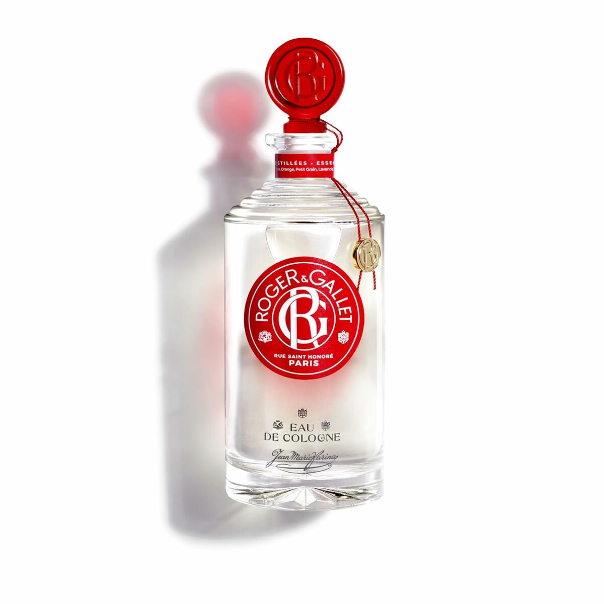 Parfum Unisexe Roger & Gallet Jean-Marie Farina 500 ml EDC in elegant bottle with red details.
