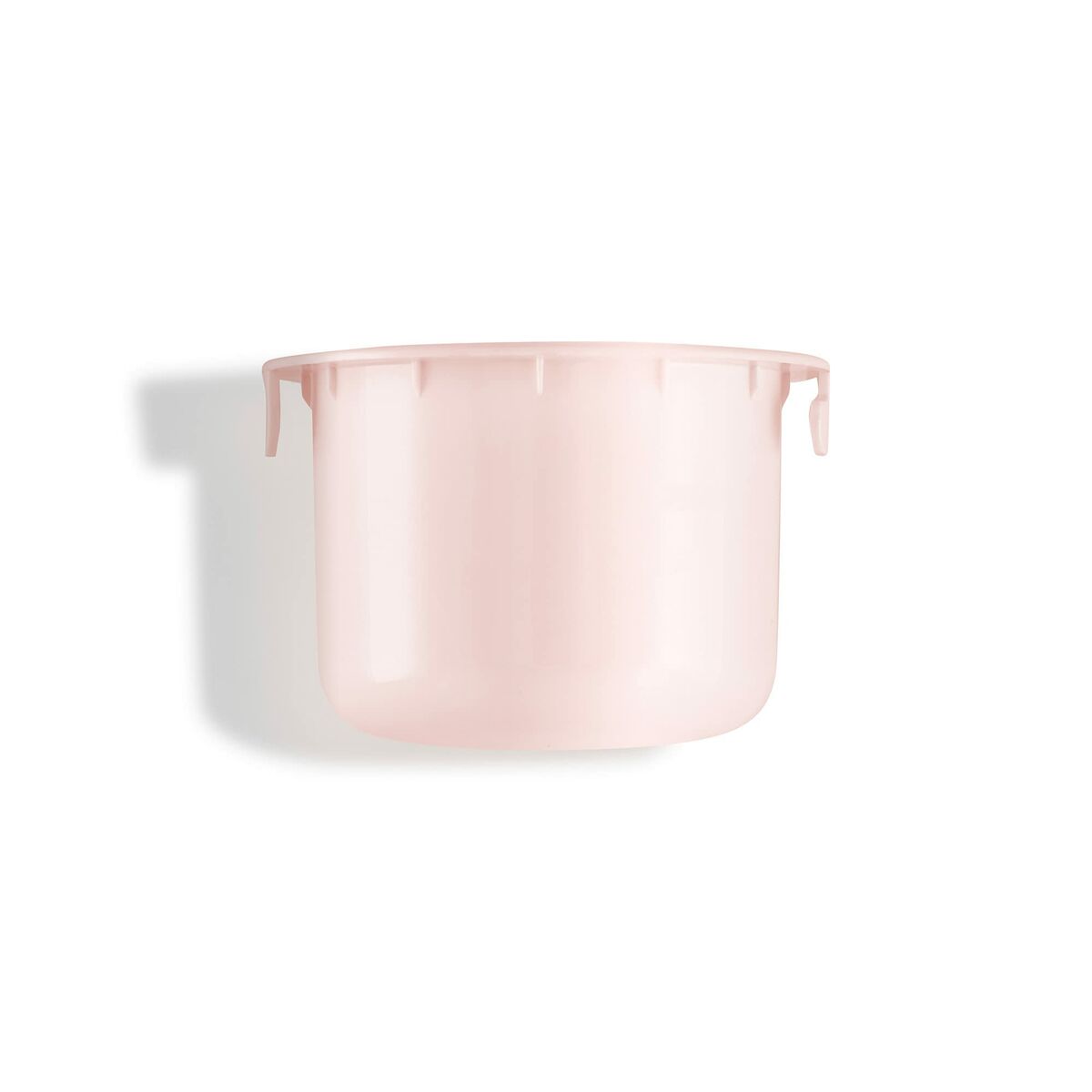 Pink cosmetic container empty, ideal for skincare products like Lierac Arkeskin cream.