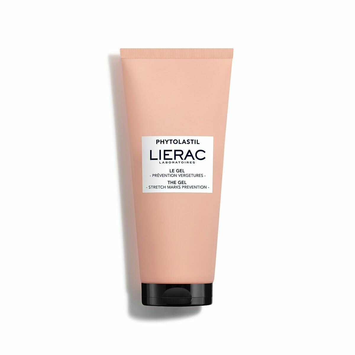 Lotion corporelle anti-vergetures Lierac PHYTOLASTIL Gel, 200 ml, gel non collant pour prévention des vergetures.