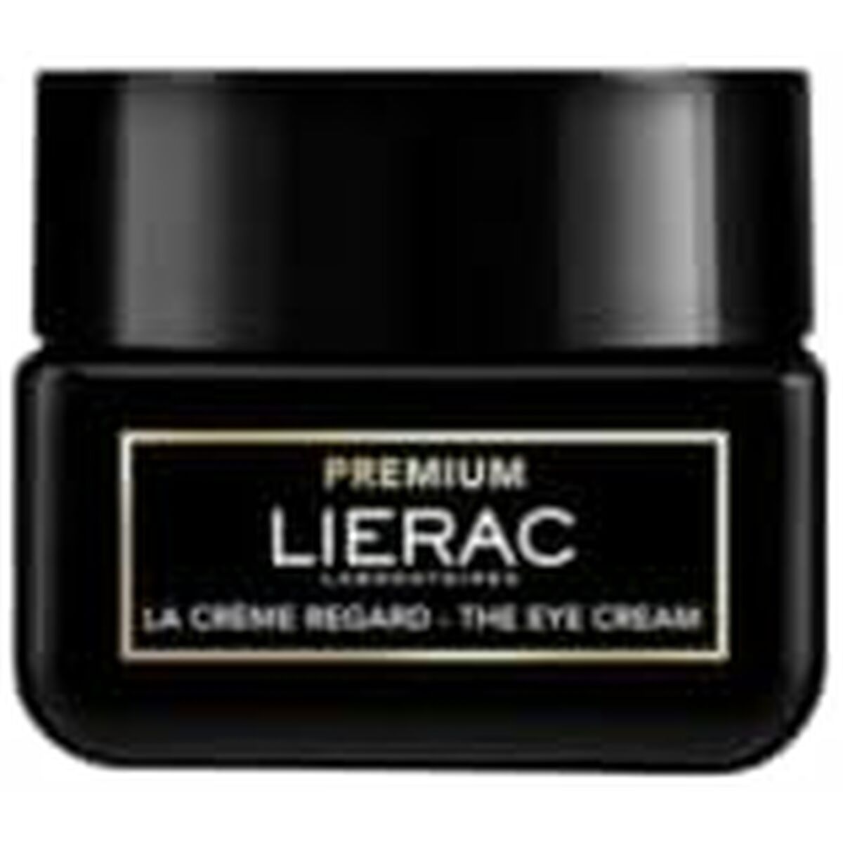 Lierac Premium eye cream jar, designed for skincare enthusiasts seeking high-quality cosmetics.