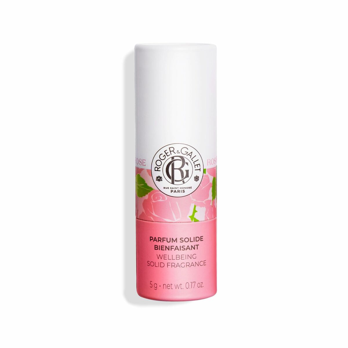 Parfum Unisexe Roger & Gallet ROSE solide EDT 5 g, fragrance raffinée dans un format compact et pratique.