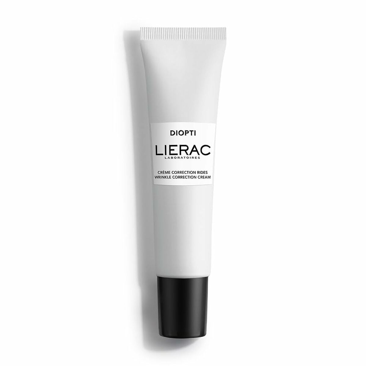 Crème pour le contour des yeux Lierac Diopti Antirides, tube de 15ml, anti-rides, correction des rides, soins de la peau.