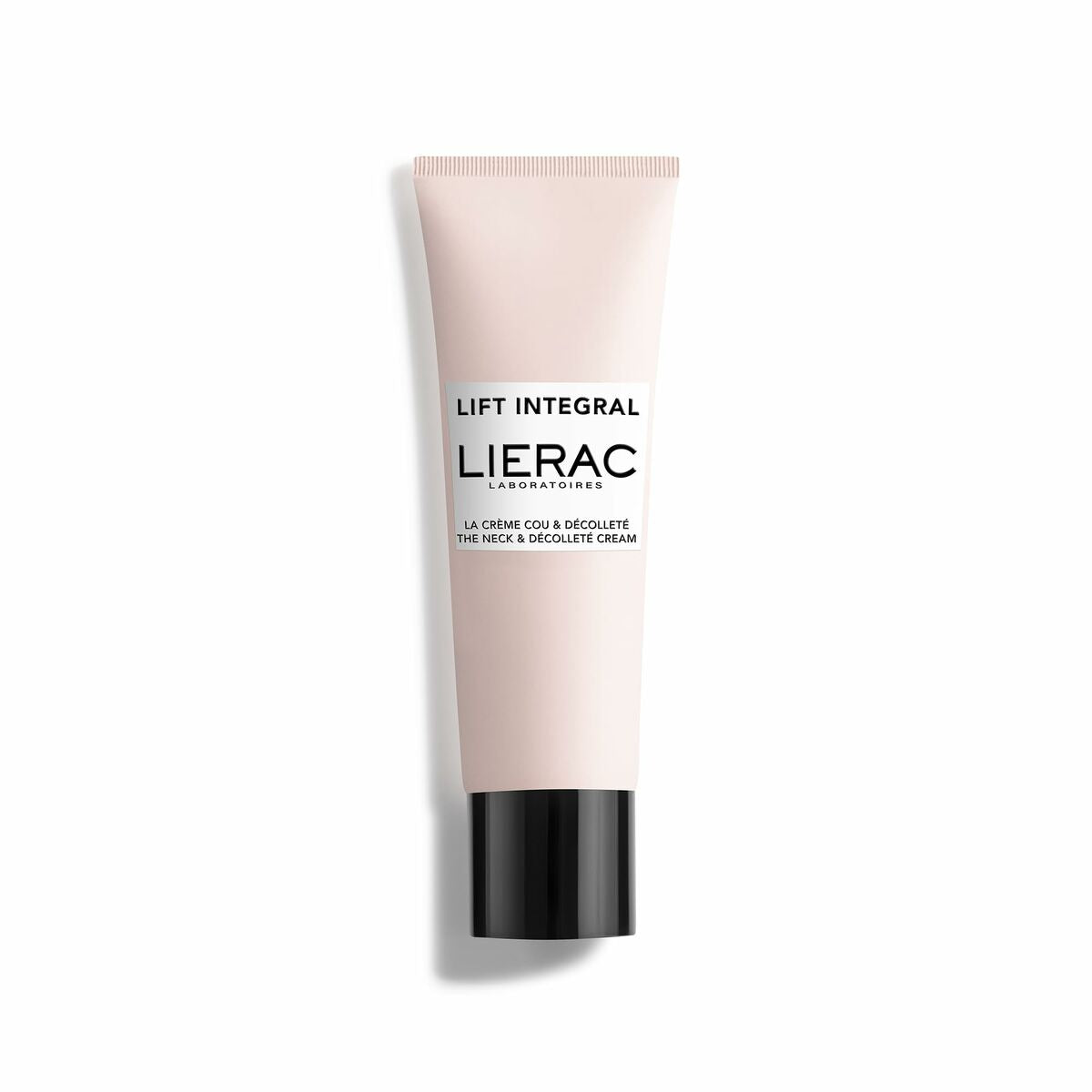 Tube of Lierac Lift Integral firming cream for neck and décolleté, 50 ml, designed for women's skincare.