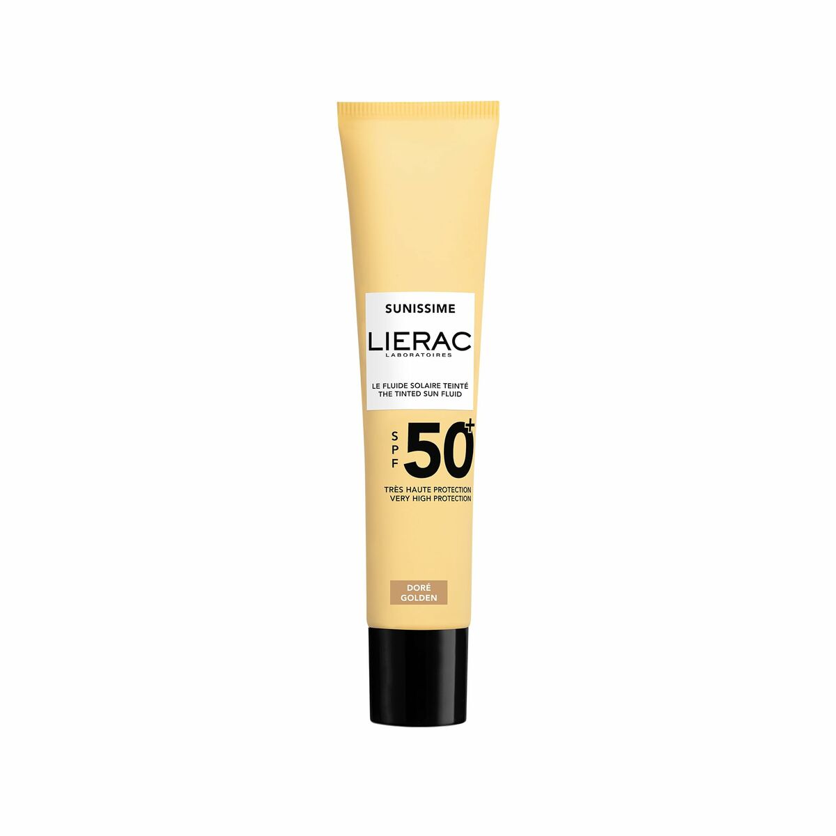 Lierac SUNISSIME makeup set, fluid texture with SPF 50, designed for unisex use, 40 ml, featuring vegan natural ingredients.