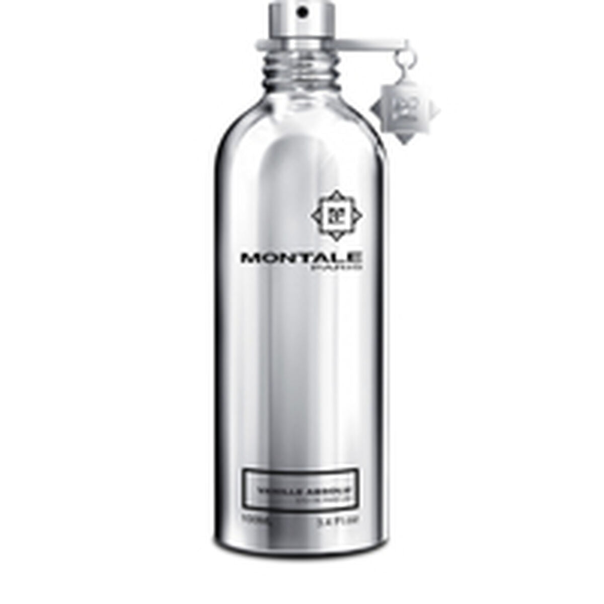 Montale Vanille Absolu Eau de Parfum bottle, 100ml, elegant silver design, perfect feminine fragrance.