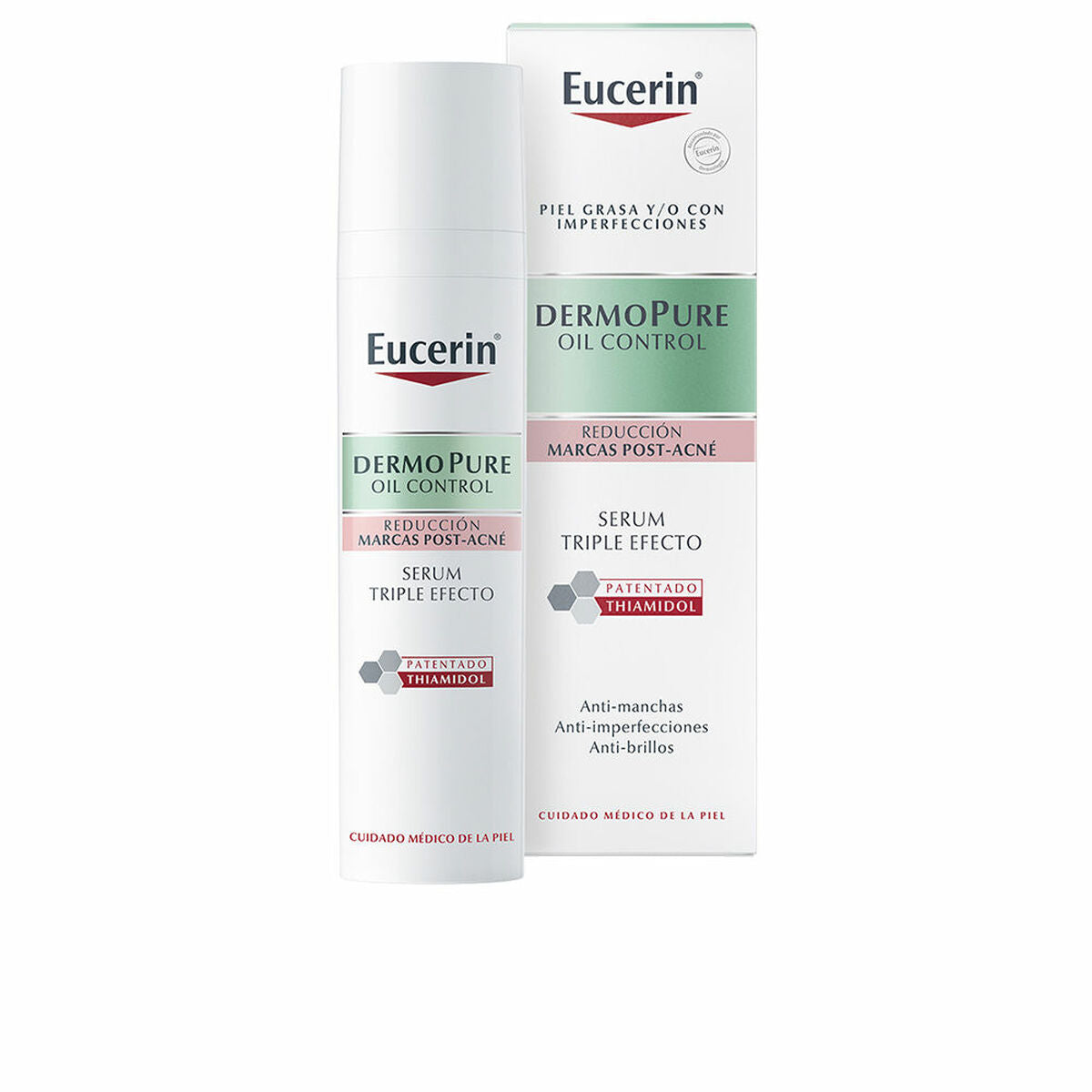 Sérum visage Eucerin Dermopure 40 ml pour peau acnéique, anti-imperfections et anti-brillance en parapharmacie.