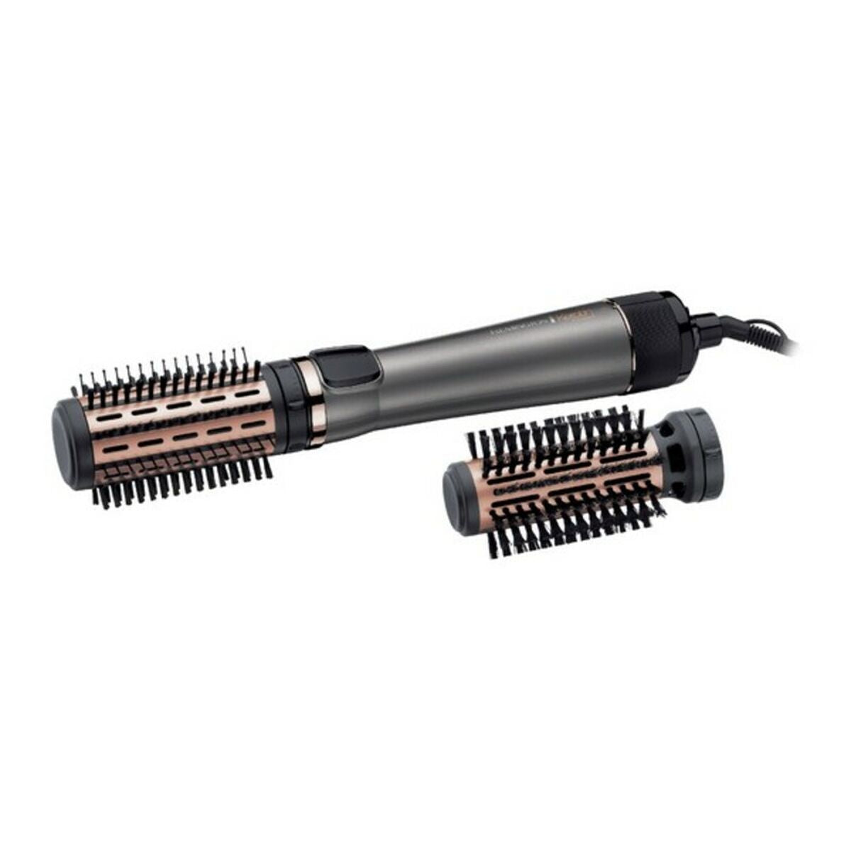 Brosse thermique Remington 45604560100 avec accessoires, 1000W, idéale pour tous types de cheveux.